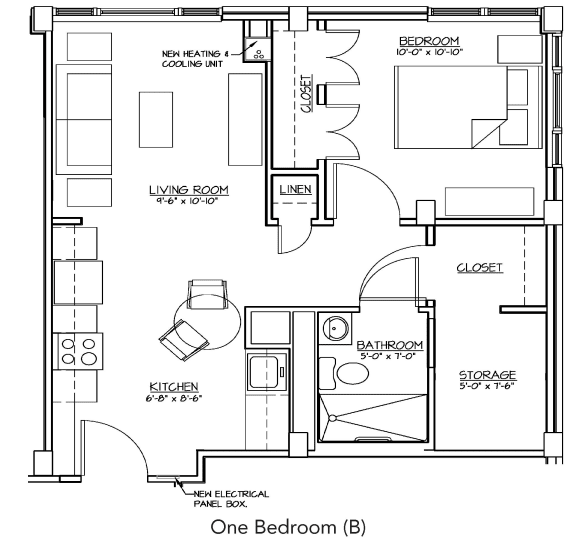 Ohav Sholom Apartments OneBedroom Available Units
